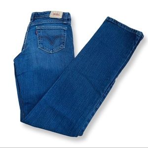 👖 Levi’s Super Low Straight Y2K 518 Denim Dark Wash Jeans Size 3